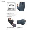 Shimano GL-006V Sensitive Gloves, 3-Cut Charcoal, XL
