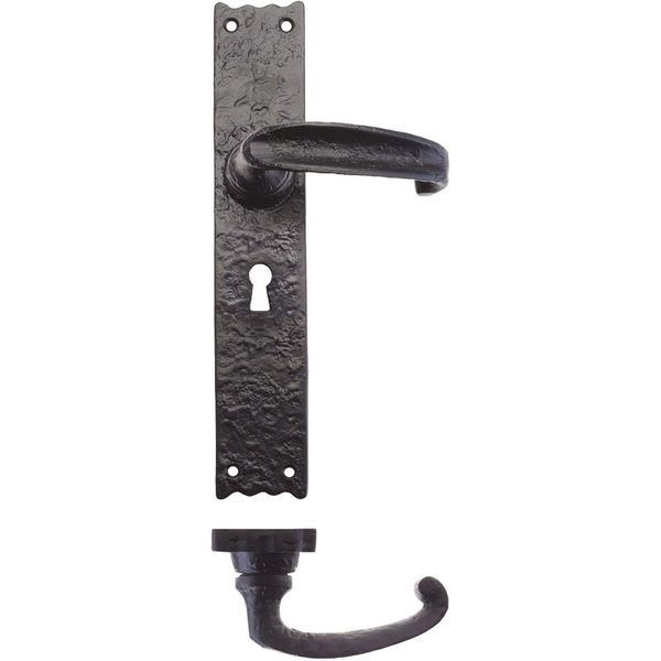 Traditional Lever on Lock - Long Backplate
