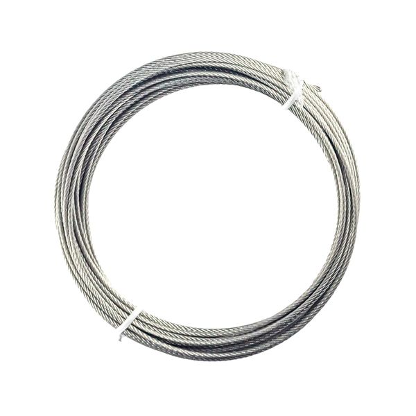 simPLEISURE Stainless Steel Cut Wire Rope (φ0.8 inch x 32.9 ft (10 m) ya100001a20n0