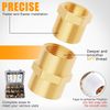 98PCS Brass Pipe Fittings Assortment Kit NPT Adapter,Reducer Bushing, Hex Nipple