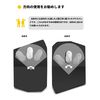 SOUNDANCE Ergonomic Mouse Pad with Wrist Rest Memory Foam Support, Black