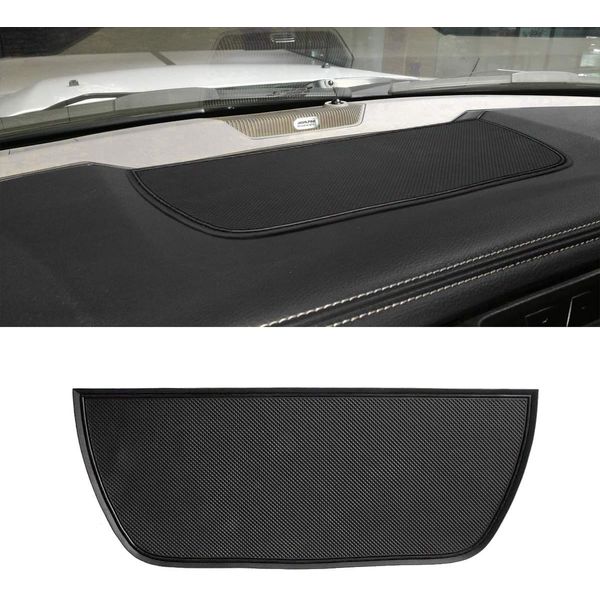 Auovo Dashboard Mat Liner for Ram Pickup 1500 2500 3500 2011-2018 Interior Accessories Car Dash Trim Rubber Pad Cover Soft Tray(1 PCS) (Black Trim)