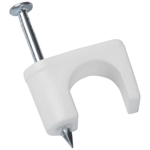 Gardner Bender PSW-200BG Low-Voltage Cable Staple, CAT6, Rg-59, Rg-6, 1/4", White