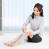 [BSFINE] [BS Fine Bedrock Bath] Leg Warmers for Cooling Cooling and Foot Fatigue BA0110 Women's, Men's, Made in Japan (S, Gray), gray