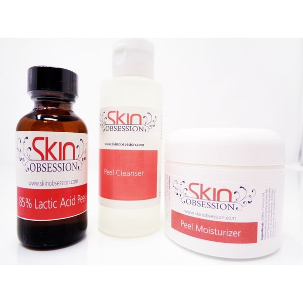 Skin Obsession 85% Lactic Acid Peel Kit ~ Reduces the Signs of Aging Skin