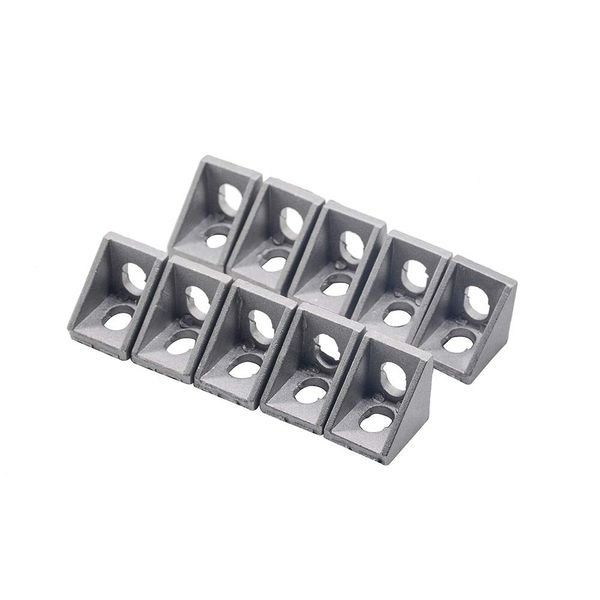 2020 Right Angle Brackets for Aluminum Brackets, 0.8 x 0.8 inch (20 x 20 mm) Type of 10