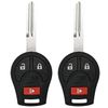 2 Pack Replacement for Select Nissan Armada Frontier Remote Car Key Fob Uncut
