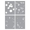 Spellbinders BD-0879 Winter Rose Background BetterPress and Stencil Bundle from The Handmade Holidays Collection