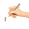 EKLOEN Solid Brass Sign Pen, Portable EDC Pocket Pen with Ring