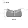 sourcing map 24mmx11mmx10mm Console Mixer Slider Fader Knobs Replacement for Potentiometer Gray Knob Black Mark 10pcs