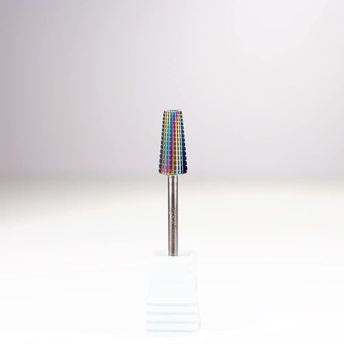 New* Apex® Professional 5 in 1 Tungsten Carbide Electric Nail Drill Bit 3/32 inch, 2.35mm Shank for Gels, Acrylics, Nail Art, Manicure, Pedicure, Salon Professional Nails (Medium)