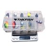 THKFISH Spoons Trout Set Blinker Fishing Spinner Fishing Lure Spinner Trout Bait Set Artificial Bait 20pcs/Box