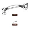 sourcing map Gate Handle Pulls, 2Pcs 5-inch/119mm Long Door Pull Handles with Screws for Cabinet Drawer Hardware Handles Pulls