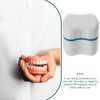 ROSENICE Denture Bath Box False Teeth Storage Container Case with Rinsing Basket (Green)