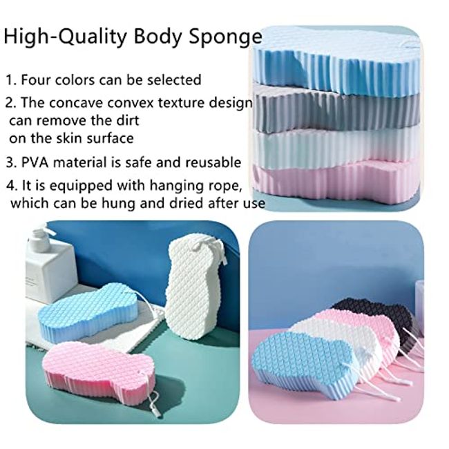 Ultra Soft Bath Body Shower Sponge Spa Scrub Exfoliator Dead Skin