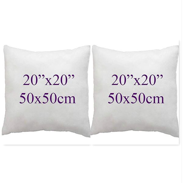 ARLINENS Duck Feather & Down Cushion Pads Inners Inserts Fillers Available in 16" 18" 20" 22" 24" (20x20, pack of 2)