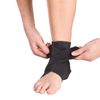 MUELLER Sports Medicine Green Adjustable Ankle Support Brace, Ankle Pain Relief Support for Men and Women, Ideal for Sprains, Strains, Arthritis, Black, One Size