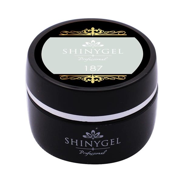 SHINYGEL Professional Shiny Gel Professional Color Gel 187/Pail Salor, 0.2 oz (4 g) (UV/LED Compatible) (JNA Certification Compatible)