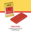 School Smart Modeling Clay, Red, 1 Pound
