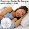 BOXOB 2pcs Eye Shield, Transparent Plastic Eye Patches with Small Holes & Adjustable Elastic Strap for Sleeping Use