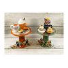 AGD Fall Decor - Pumpkin Spice Latte Pie Dessert Cupcake Risers 2pc