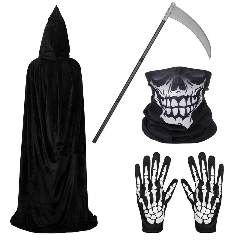 Grim Reaper Velvet Gown & Hood (NO RESTOCKS!) main image 1