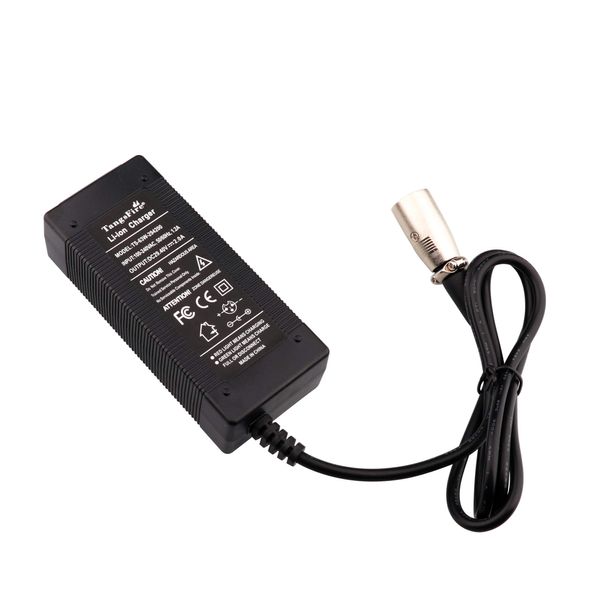 25.2V Battery Charger 25.9V 24V Output 29.4V 2A for Lightweight Foldable Electric wheelchairs (3-Pin XLR)