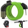 E Roller Lock Green 1.2 m / 12 mm Anti-Theft Ideal Combination Lock