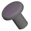 Innovative Components Pull Knob, 1 1/4 in, 1/4-20, Dia 1 5/8 in