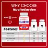CoQ10 Supplement 400mg, 90 Vegetarian Softgels
