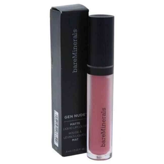 CS BAREMINERALS/GEN NUDE MATTE FRENEMY LIPSTICK LIQUID 0.13 OZ (4 ML)