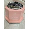 in Loving Memory Pink Grave vase. Approx 14cms high