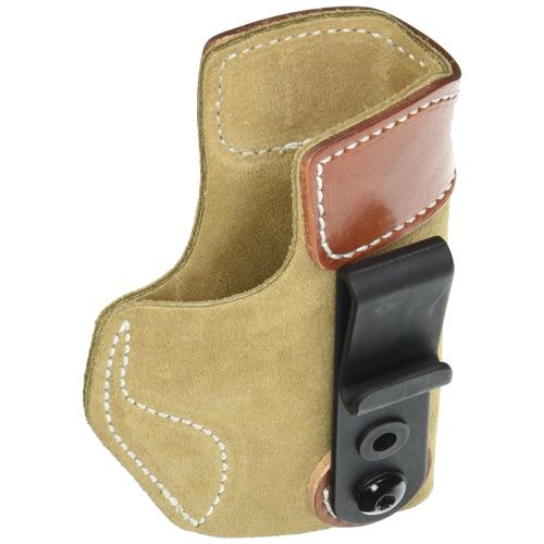 DeSantis Sof-Tuck Gun Holster with Adjustable Cant, IWB Holster, Fits GLOCK 43, 43X, KAHR K9, K40, P9, P40, MK9, KAHR MK40, PM9, PM40, Unisex Holster, Right Hand-Draw, Tan
