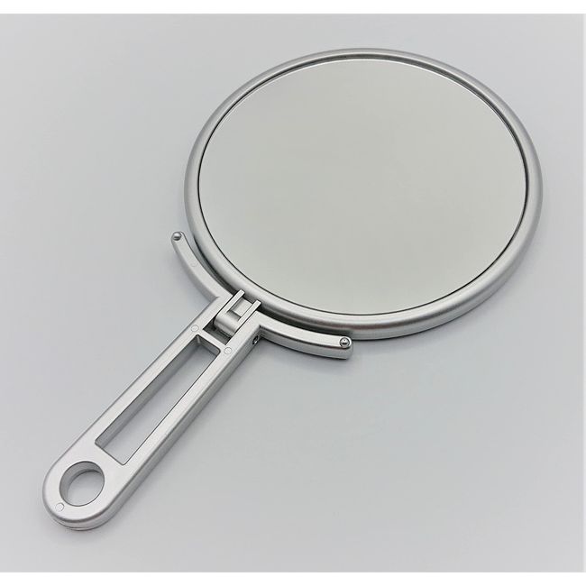 Hand &amp; stand mirror L with 3x magnifying glass