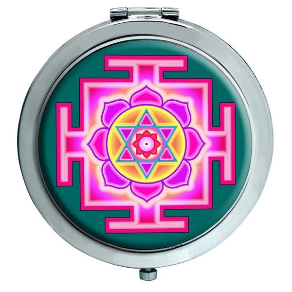 Kamala Yantra Hindu Compact Mirror