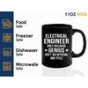 Electrical Engineer Coffee Mug 11oz Black -Electrical Engineer Genius - Electrical Engineer Appreciation Gift for Electrical Engineer Cup Electrical Engineer Mug