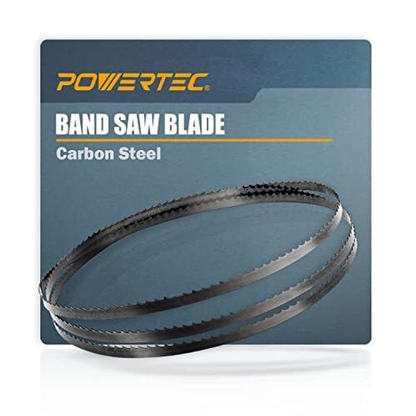 POWERTEC 67-1/2 Inch Bandsaw Blades, 1/2" x 14 TPI Band Saw Blades for Rikon