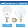[6 Pack] LED G14 Globe Candelabra 5W 120V 40W Equivalent E12 3000K Soft White