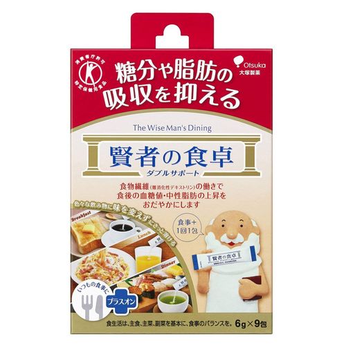 Otsuka Pharmaceutical Sensei's Dining Table Double Support, 0.2 oz (6 g) x 9 Packets x 20 Packs