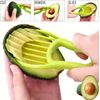 3-in-1 Avocado Tool, Mini Kitchen Slicer with Wire Cutter, 18 cm, Lime Green
