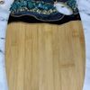 12pc Bulk Plain 15x11" Bamboo Serving Tray Charcuterie Platter Cutting Board Set
