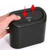 Portable Trash Can Garbage Bin With Lid Leak Proof Interior For Car Home Office