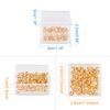 Benecreat 16 Piece Plastic Divided Case, High Transparency, Accessory Case, Bead Storage Case, Parts Storage Case, Refill Container, Storage Box for Small Items, Cube