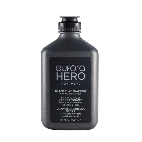 Eufora Hero For Men Black Clay Shampoo 10.1 Fl. Oz