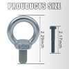 JEYPSHQP Outboard Engine Lifting Ring Tool with Adapter and Ring - Compatible with Evinrude/Johnson/BRP ETEC Engines