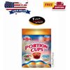24 Pcs Portion Cups Medium Jelly Shot with Lids Option 2 oz (1 Pack) - New
