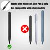 Slim Pen 2 Tip Replacement for Microsoft Surface Slim Pen 2.0 Compatible with Microsoft Surface Slim Pen2 (Black)