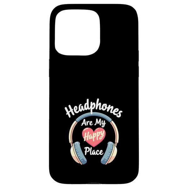 Headphone Junkies Immersive Audio Premium Sound Obsession Case for iPhone 15 Pro Max