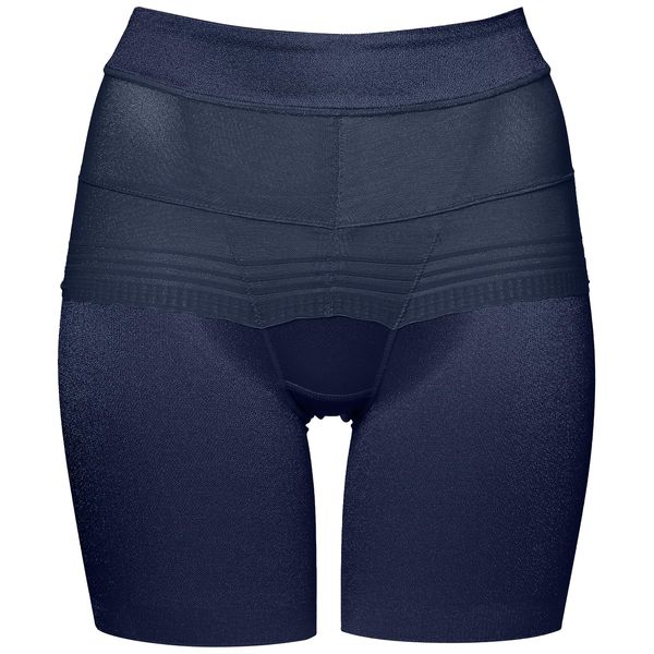 Atsugi 88239AS Women's Panties, Pelvic Makeup, Hem Shorts with Pelvic Belt, 3/4 Length, navy