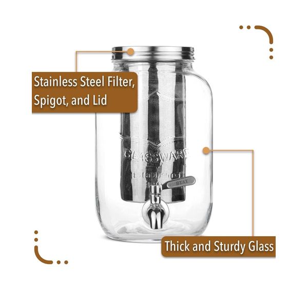 Zulay Kitchen 1 Gallon Cold Brew Coffee Maker